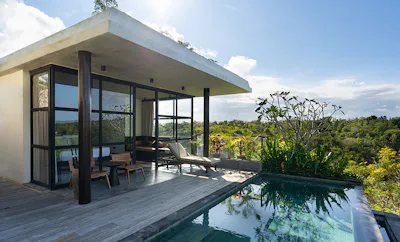 Two Bedroom Duplex Pool Villa with Valley View