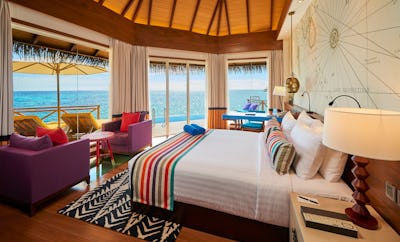 Over Water Sunset Pool Villa