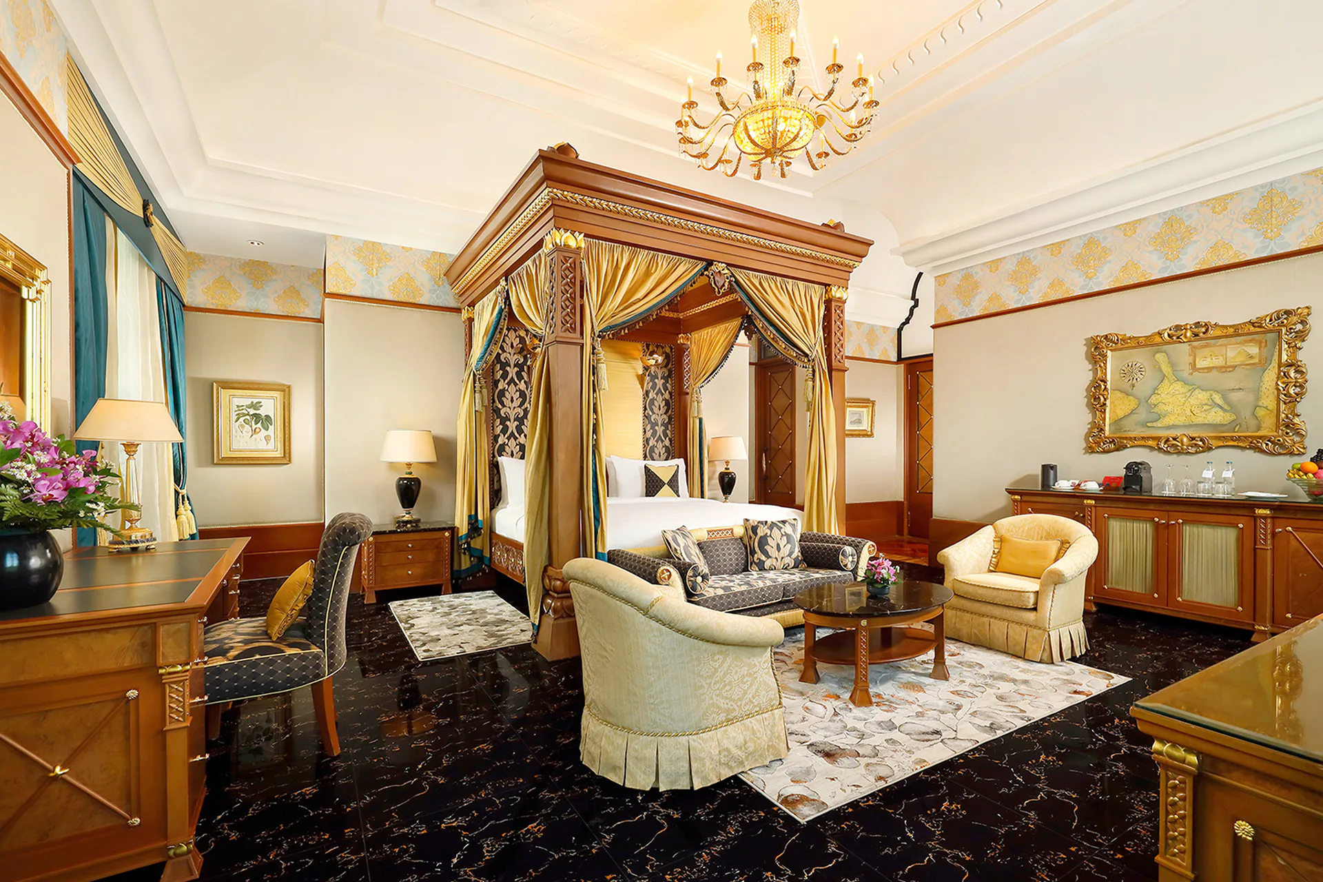 The Royal Residence Suite with 2 king-size beds