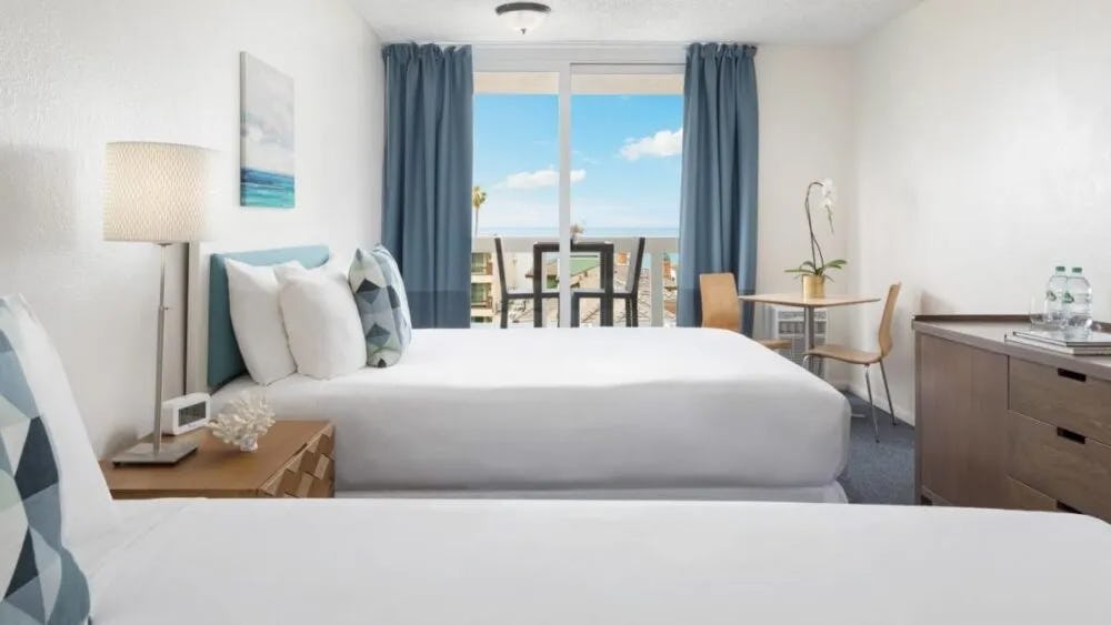 Standard Two Queen Beds with Balcony