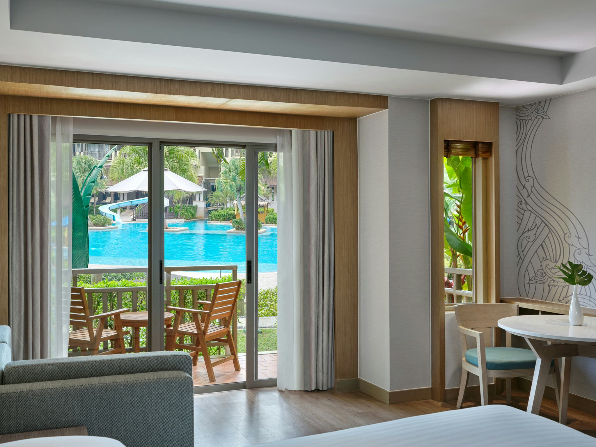 Larger Guest Room Pool Terrace