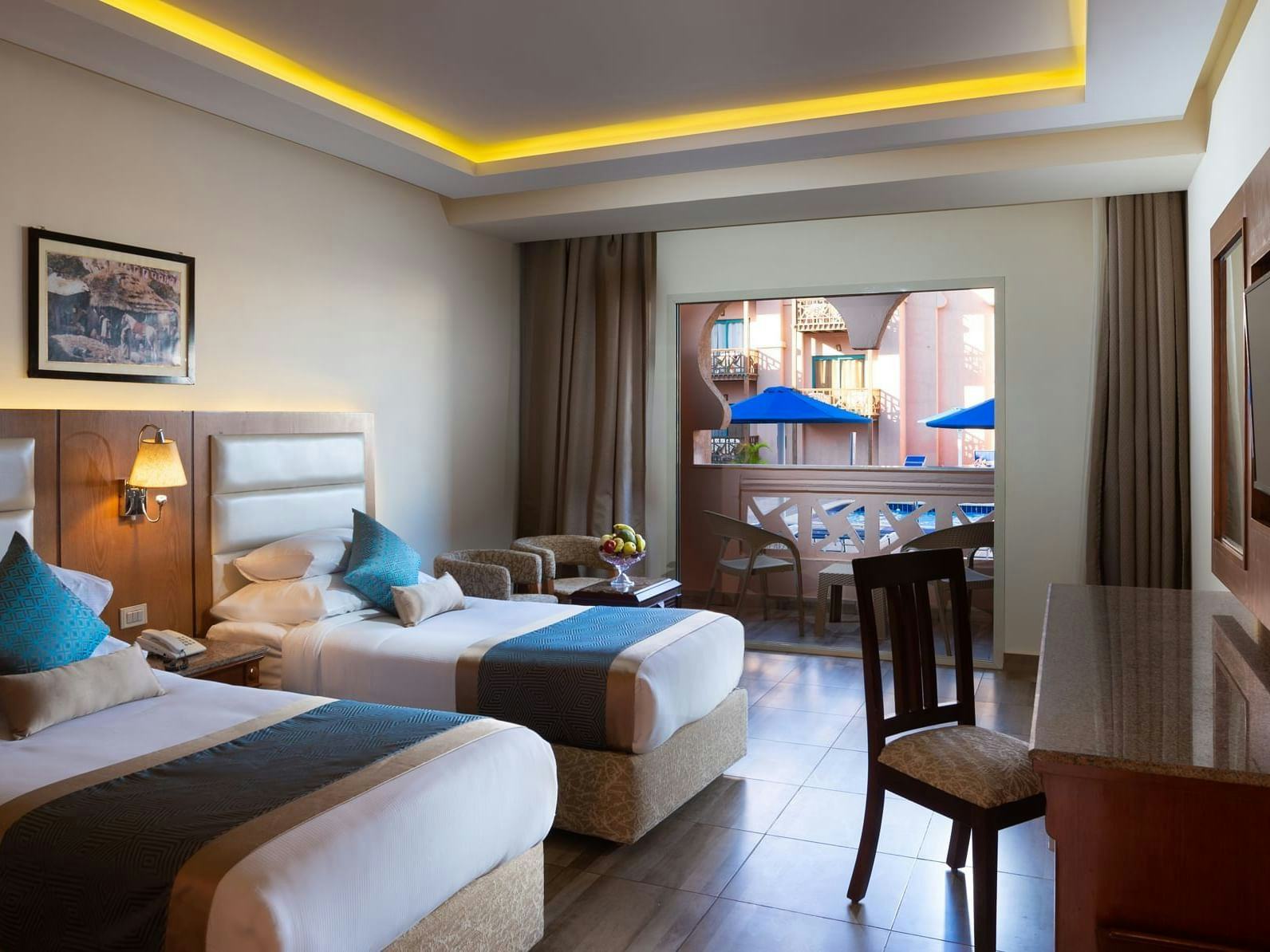 Large Family Room with Garden View