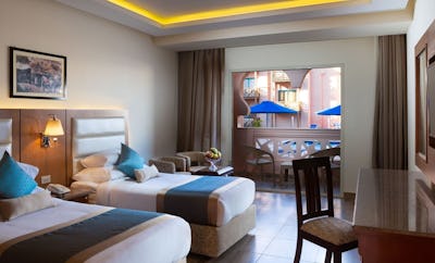 Large Family Room with Garden View