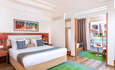 Deluxe Family Room with Pool View