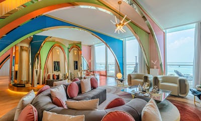 Designer Suite with 1 double and 2 twin beds