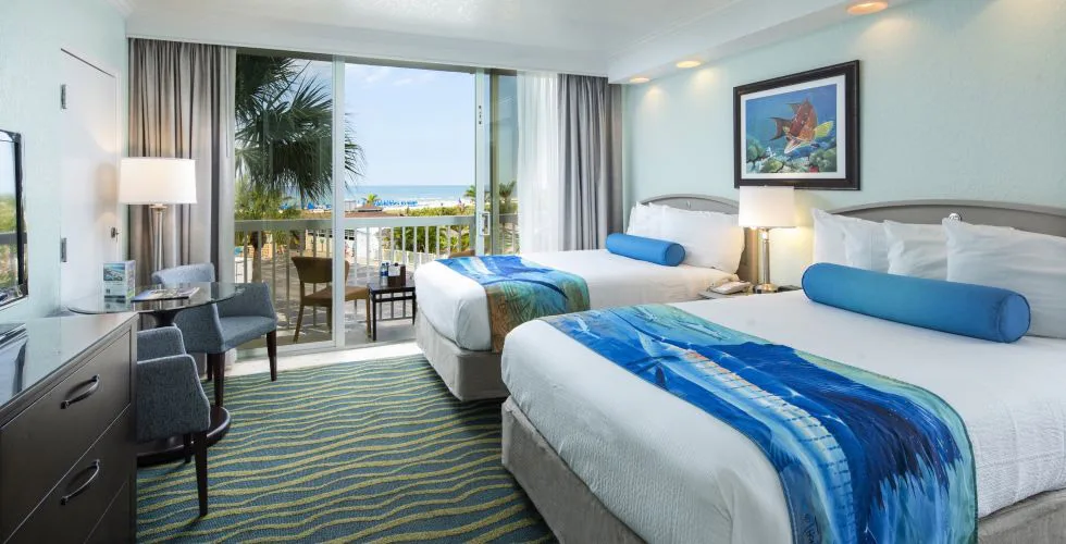 Resort View With Balcony 2 Double Beds