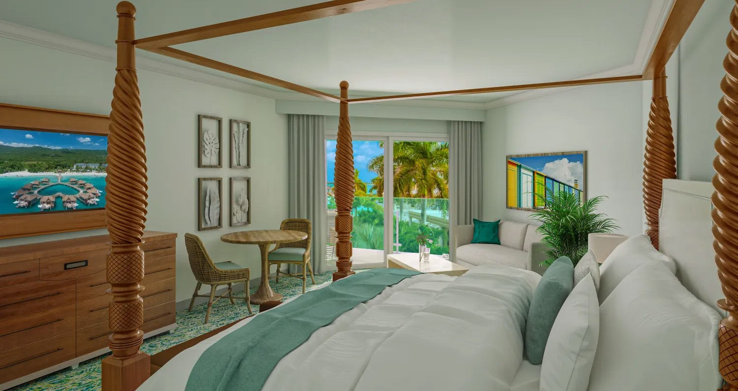 West Bay Honeymoon Club Level Oversized Junior Suite