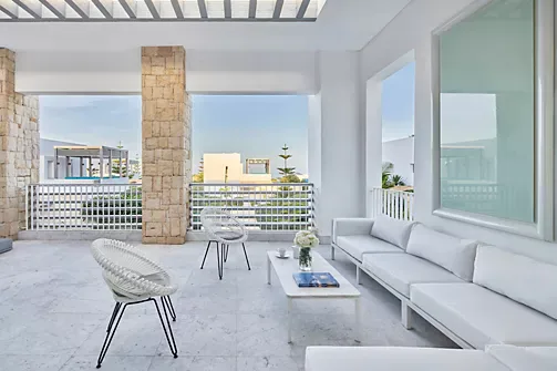 Beach Suite, 1 King-Size Bed, Panoramic Sea View, by the Water