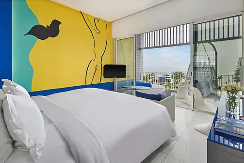 Luxury Room, 1 King-Size Bed, Sea View, Private Terrace