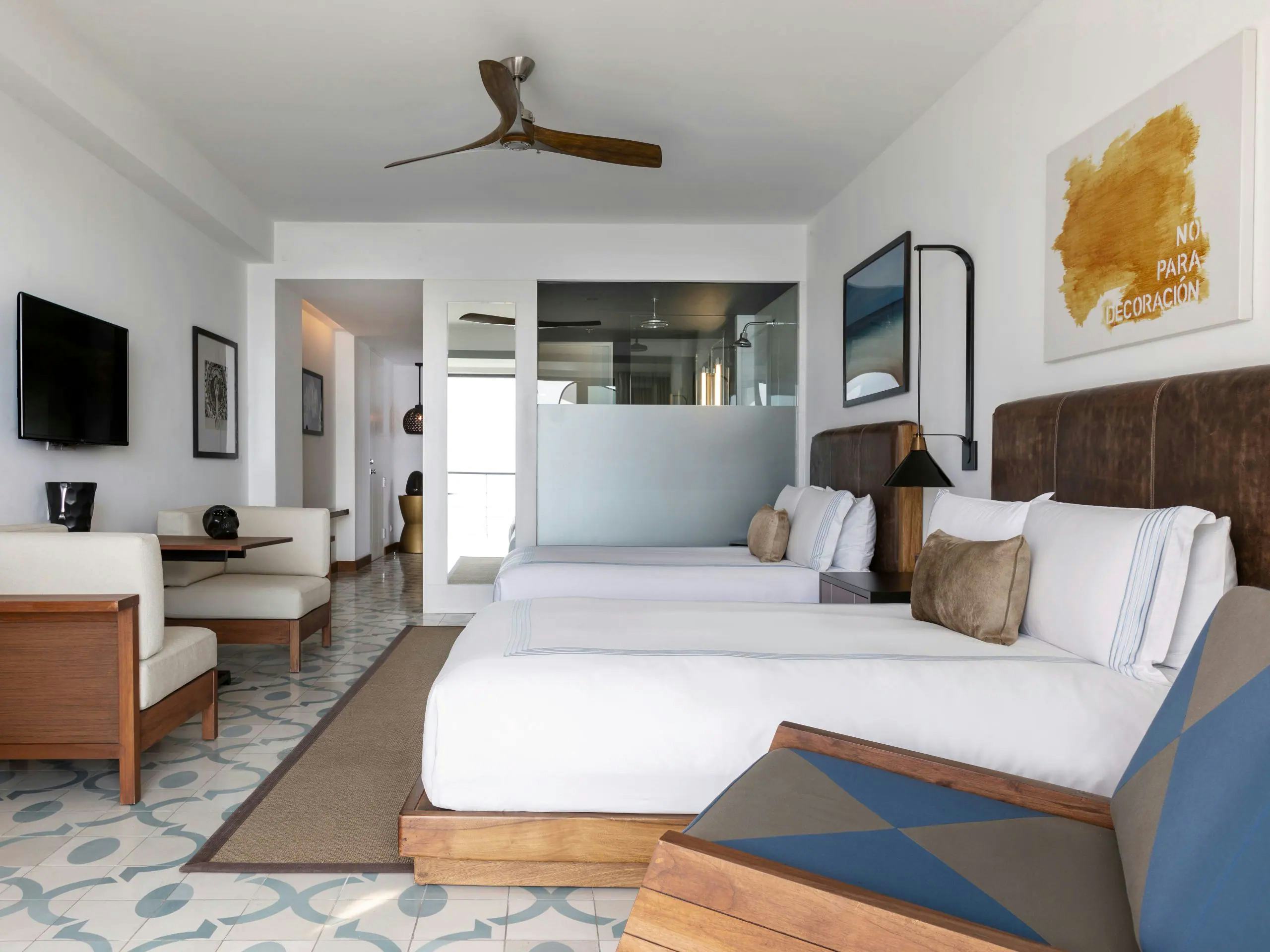 2 Queen Beds Deluxe with Partial Ocean View