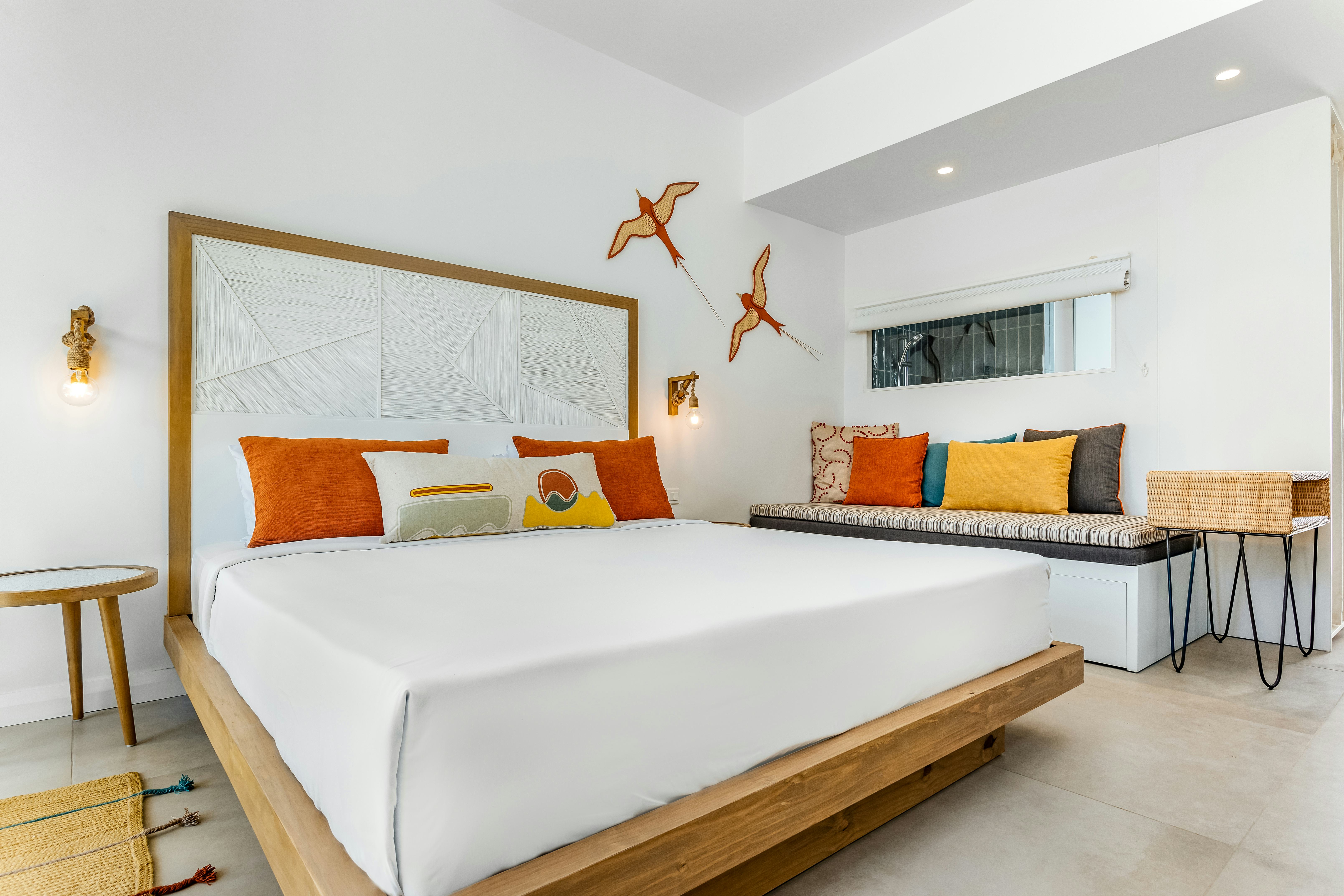 Couple partial sea view room