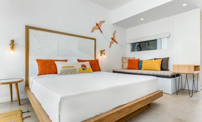 Couple partial sea view room