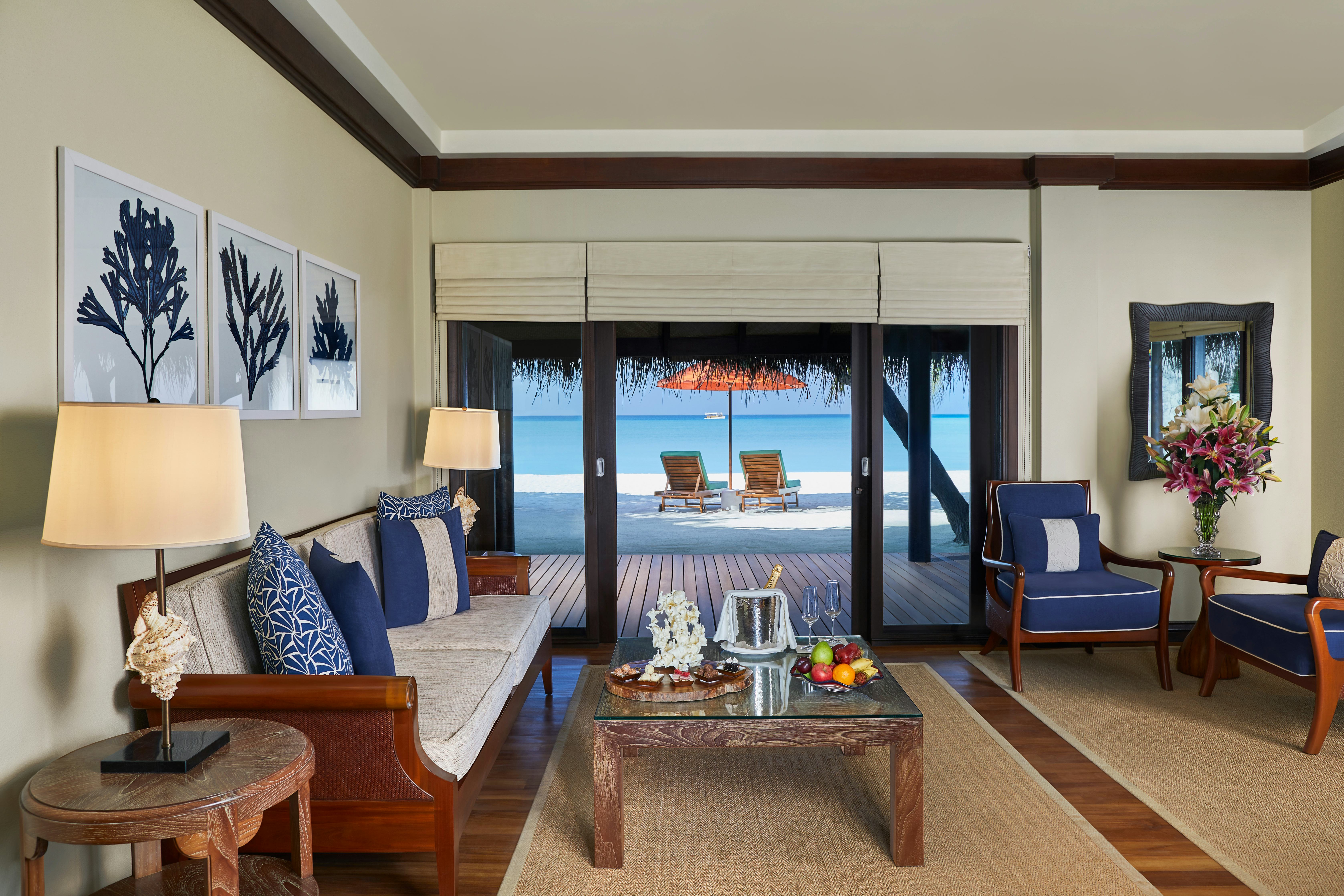 Two Bedroom Sunset Beachfront Suite with Pool