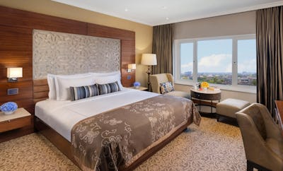 Taj Club Room King Bed Diplomatic Enclave View