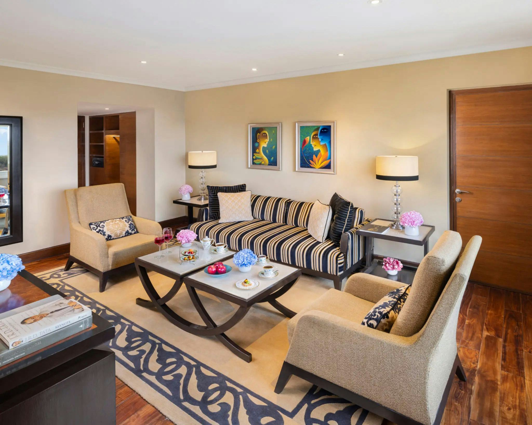 Taj Club Suite King Bed Forest and Pool View