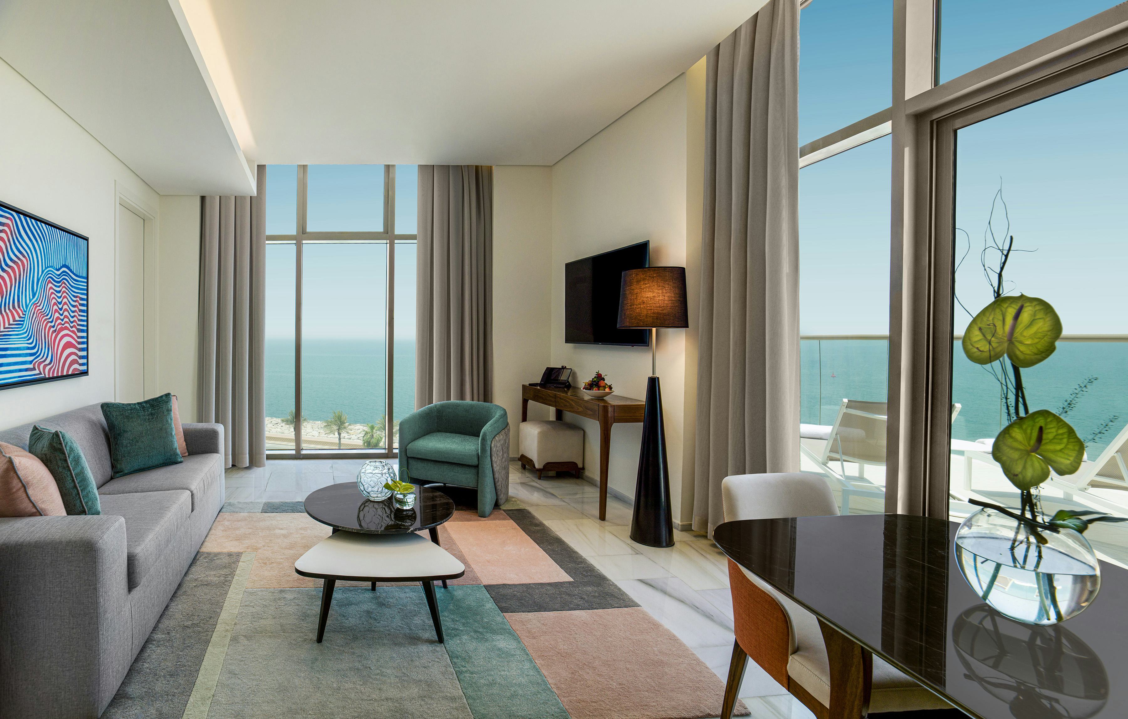 One Bedroom Suite with Kitchen, Balcony, Sofa Bed & Arabian Sea View