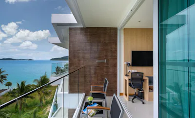 One Bedroom Suite With Partial Seaview