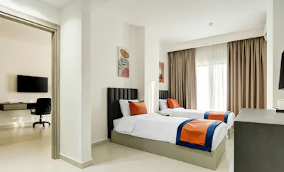 Family suite with balcony