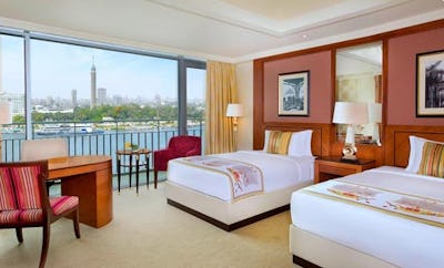 Club lounge access, Deluxe Guest room, 2 Doubles, Nile view, High floor