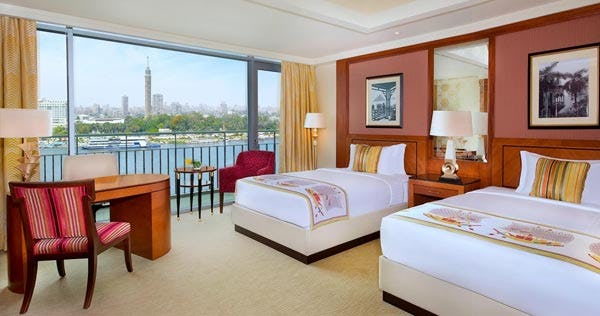 Deluxe Guest room, 2 Doubles, Nile view