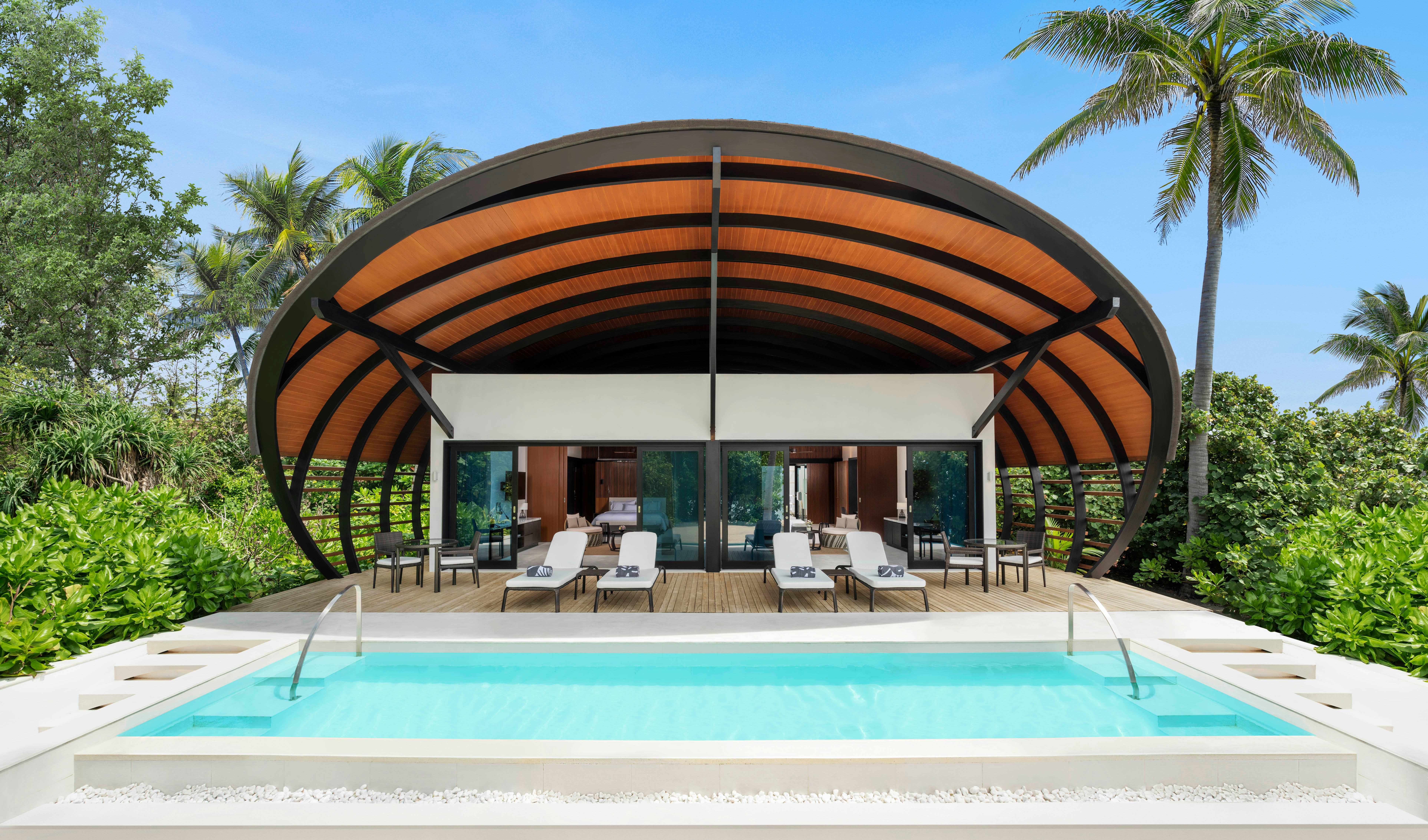 Two-Bedroom Beach Villa Pool
