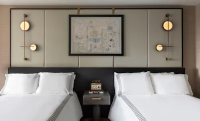 2 Double Beds, High Floor, Lounge Access