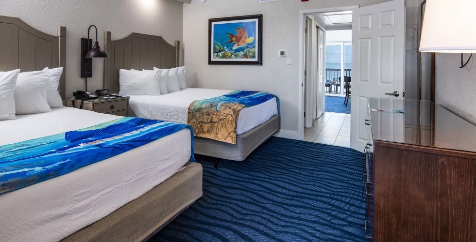 Gulf Front View Villa With Balcony 2 Double Beds