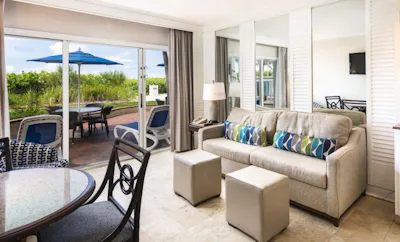 Gulf Front View Villa Lanai 2 Double Beds