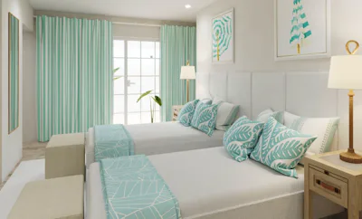 Oasis Two Bedroom Guestroom